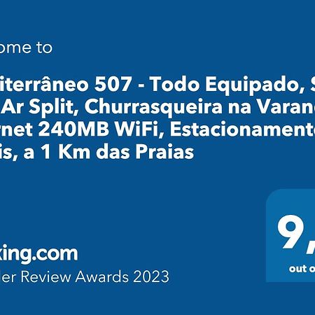 Mediterraneo 507 - Todo Equipado, Ar Condicionado, Churrasqueira Na Varanda, Internet Fibra 600Mb, Estacionamento Gratis Cabo Frio Exterior foto